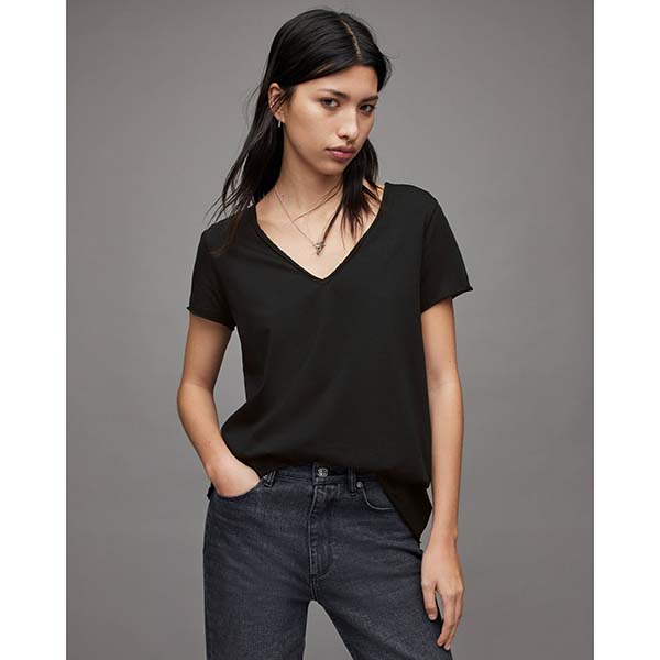 Allsaints Australia Womens Emelyn Tonic T-Shirt Black AU72-410